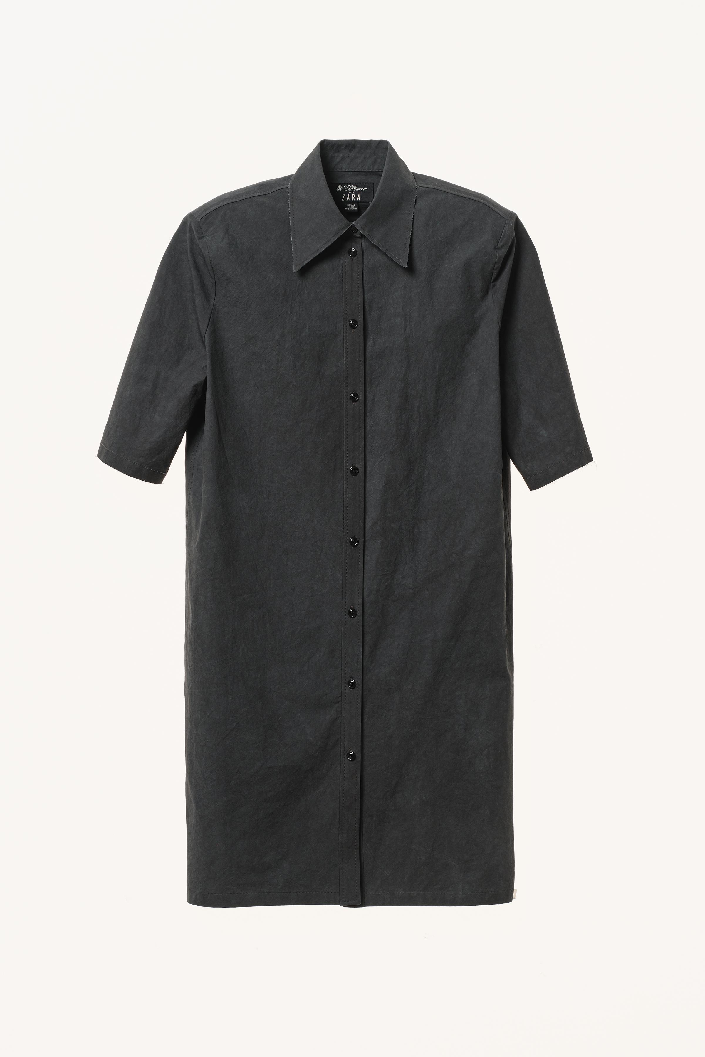 WILLY CHAVARRIA X ZARA SHOULDER PAD SHIRT DRESS